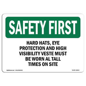 Hard Hats, Eye Protection And High Visibility