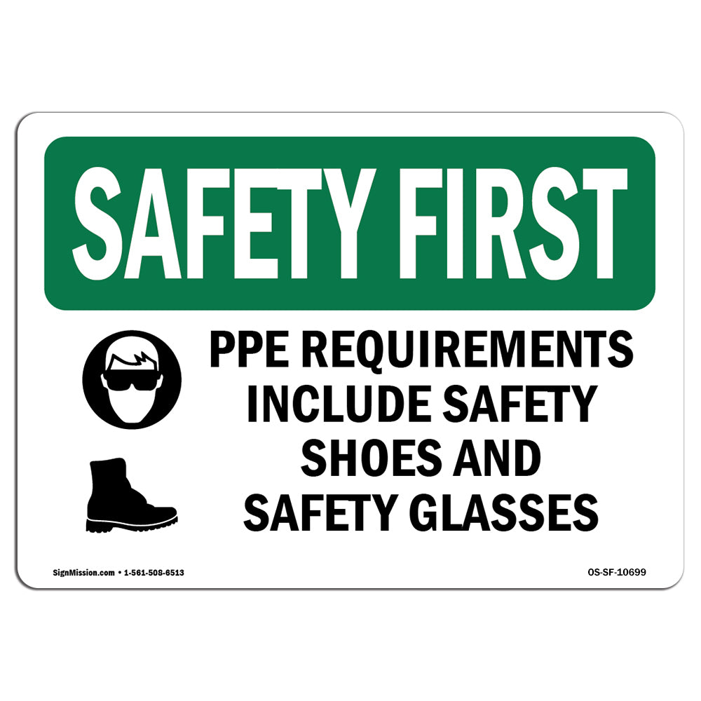 PPE Requirements Include Safety With Symbol