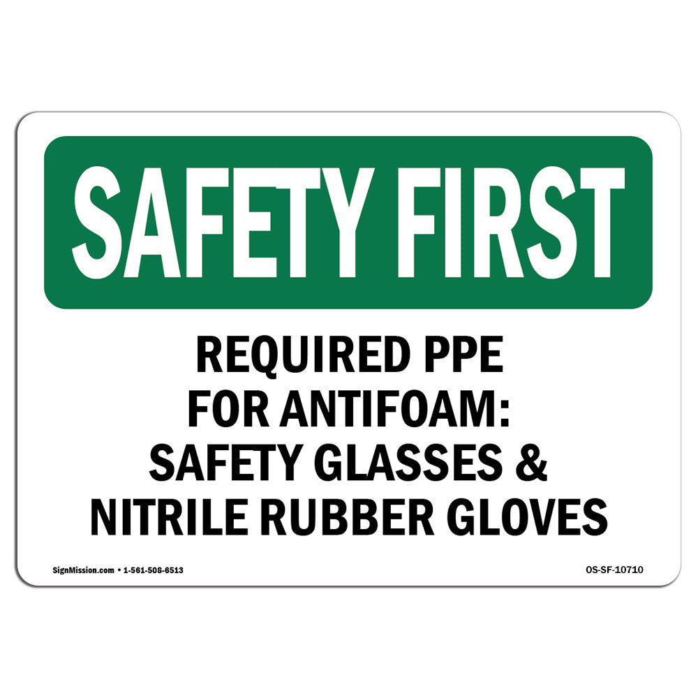 Required PPE For Antifoam Safety