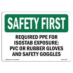 Required PPE For Isostab Exposure