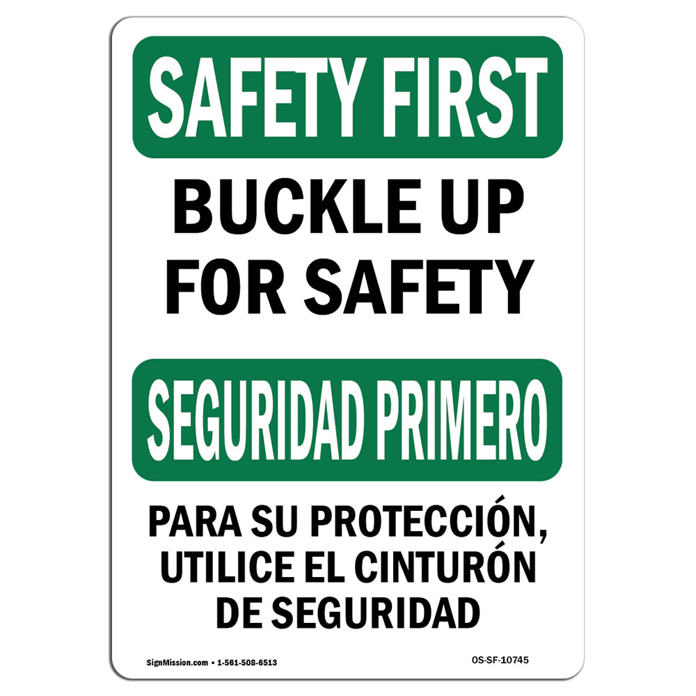 Buckle Up For Safety Bilingual