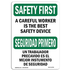 Careful Worker Best Safety