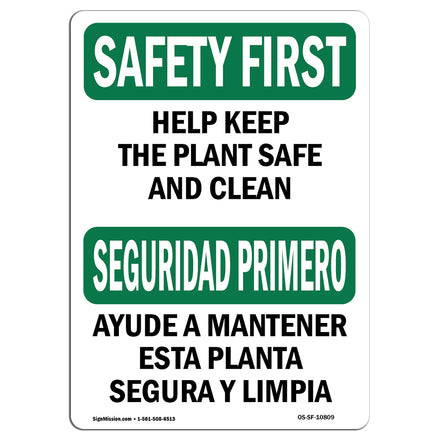 Help Keep The Plant Safe And Clean