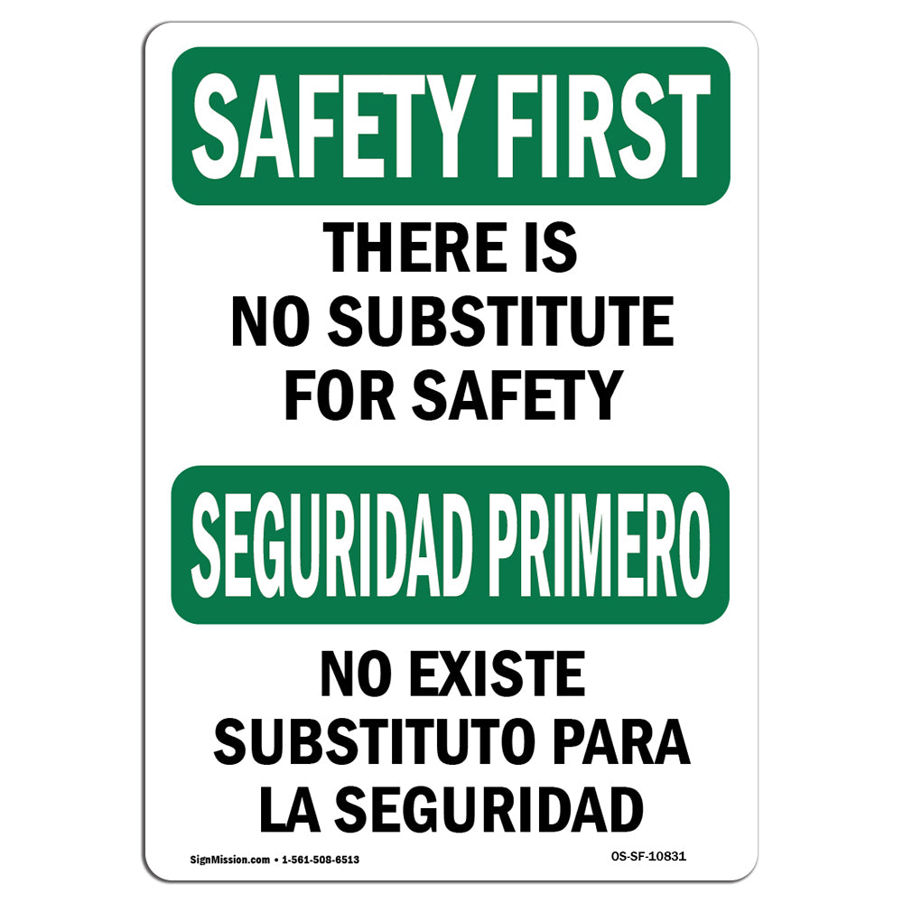 There Is No Substitute For Safety