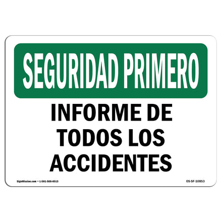 Report All Accidents Spanish