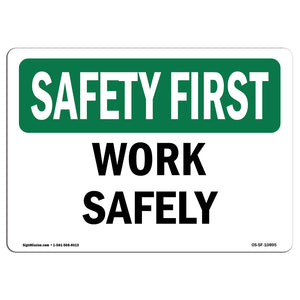 Work Safely Bilingual