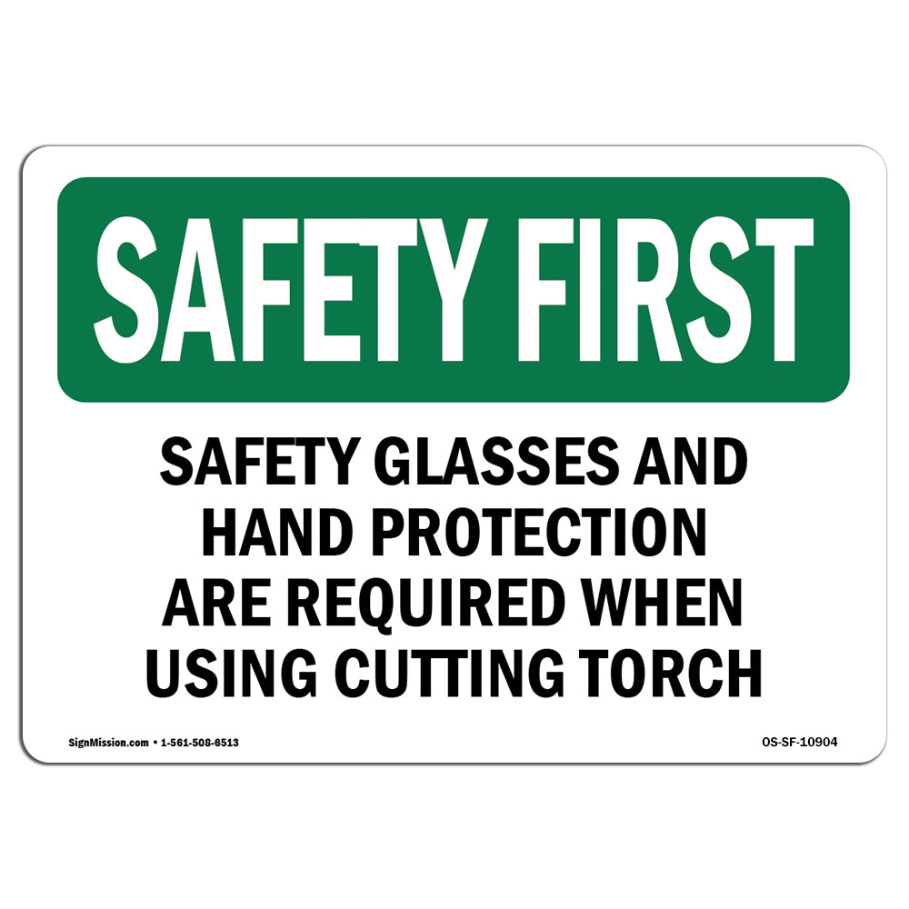 Safety Glasses And Hand Protection