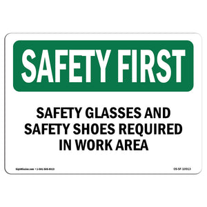 Safety Glasses And Safety Shoes