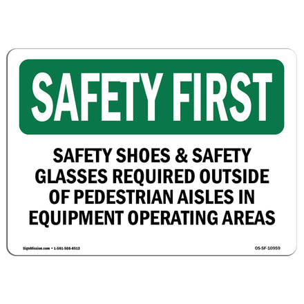 Safety Shoes & Safety Glasses