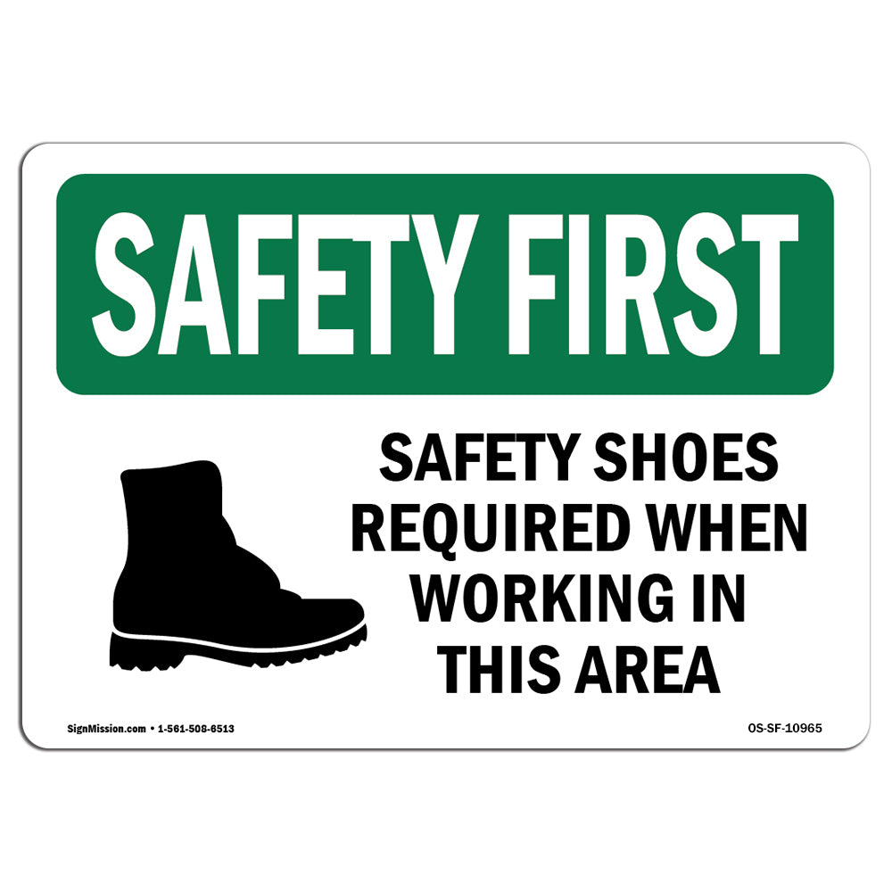 Safety Shoes Required When Working With Symbol