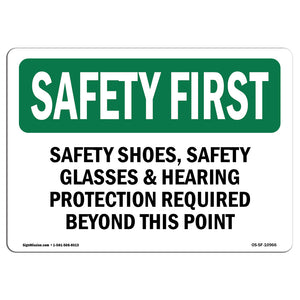 Safety Shoes, Safety Glasses &