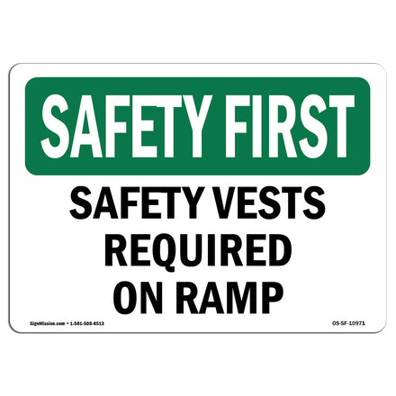 Safety Vests Required On Ramp