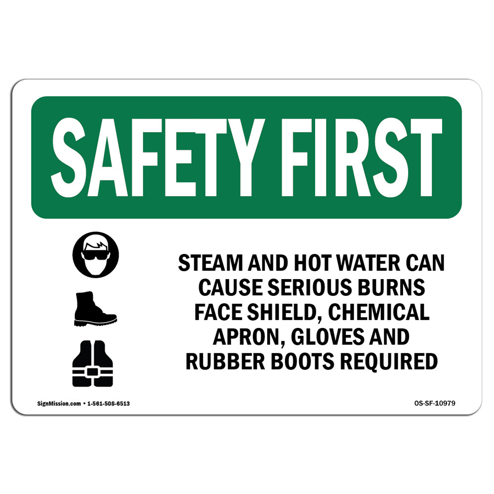 Steam And Hot Water Can Cause With Symbol