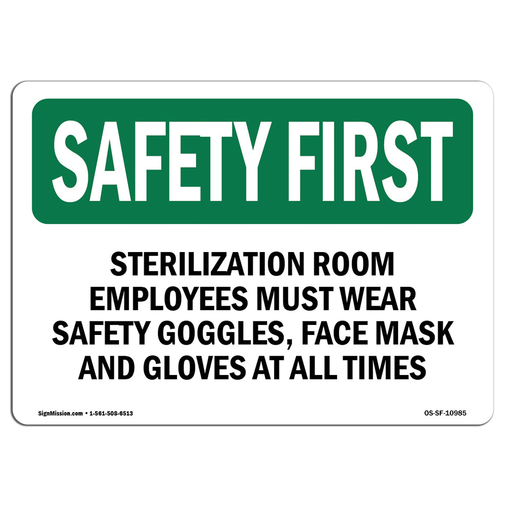 Sterilization Room Employees Must