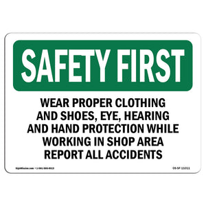 Wear Proper Clothing And Shoes,