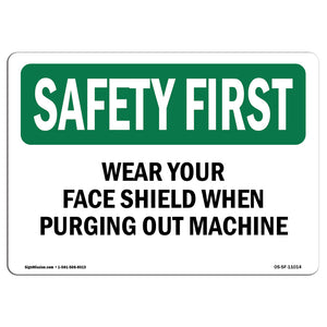 Wear Your Face Shield When Purging