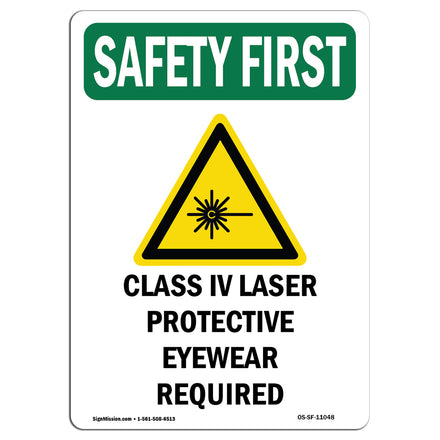 Class IV Laser Protective Eyewear With Symbol