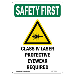 Class IV Laser Protective Eyewear With Symbol