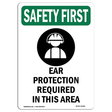 Ear Protection Required Bilingual