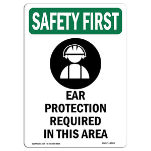 Ear Protection Required Bilingual