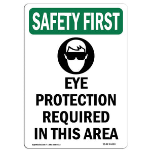 Eye Protection Required In Spanish