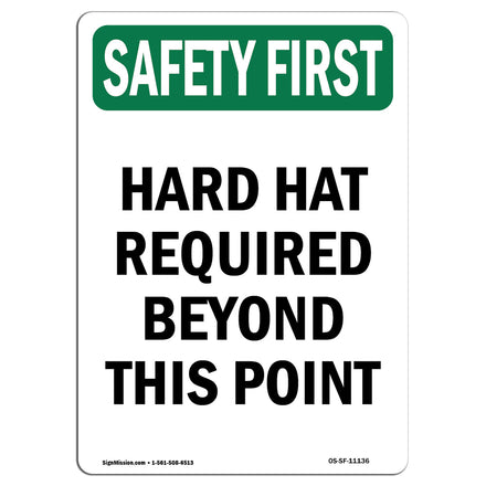 Hard Hat Required Beyond This Point