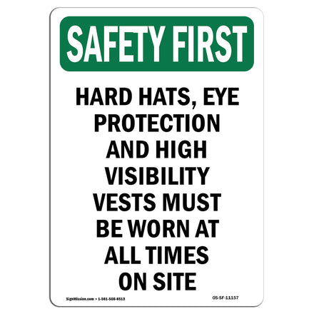 Hard Hats, Eye Protection And High Visibility