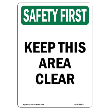 Keep This Area Clear