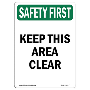 Keep This Area Clear