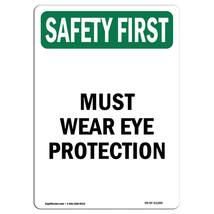 Must Wear Eye Protection