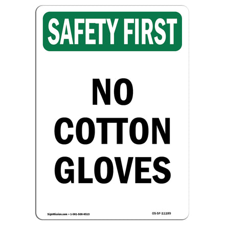 No Cotton Gloves