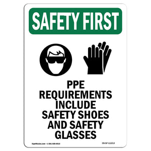 PPE Requirements Include Safety With Symbol