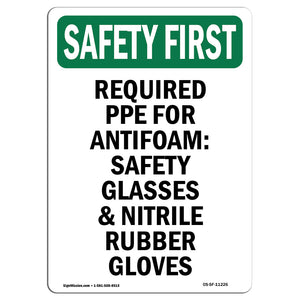 Required PPE For Antifoam Safety