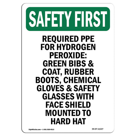 Required PPE For Hydrogen Peroxide