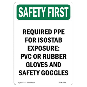 Required PPE For Isostab Exposure