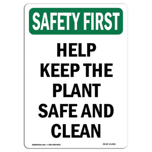 Help Keep The Plant Safe And Clean