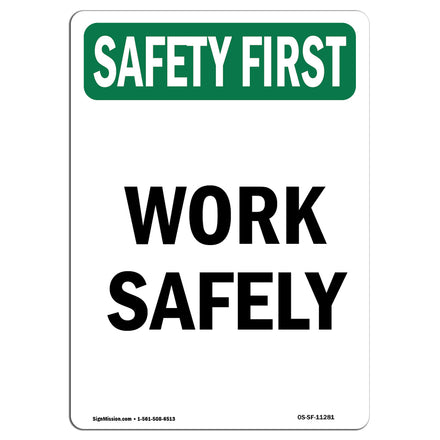 Work Safely Bilingual