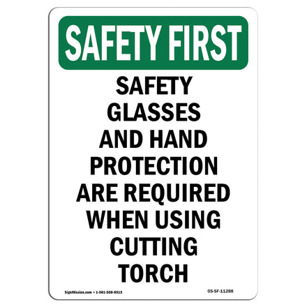 Safety Glasses And Hand Protection