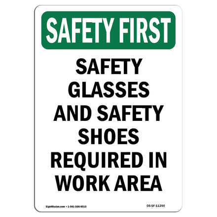 Safety Glasses And Safety Shoes