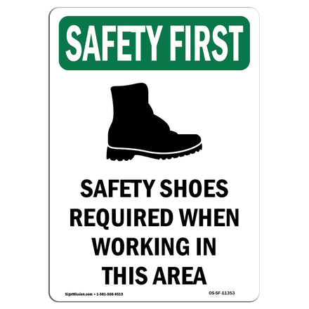 Safety Shoes Required When Working With Symbol