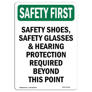 Safety Shoes, Safety Glasses &