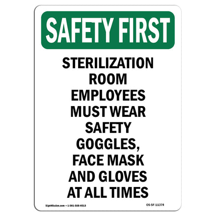 Sterilization Room Employees Must