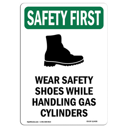 Wear Safety Shoes With Symbol