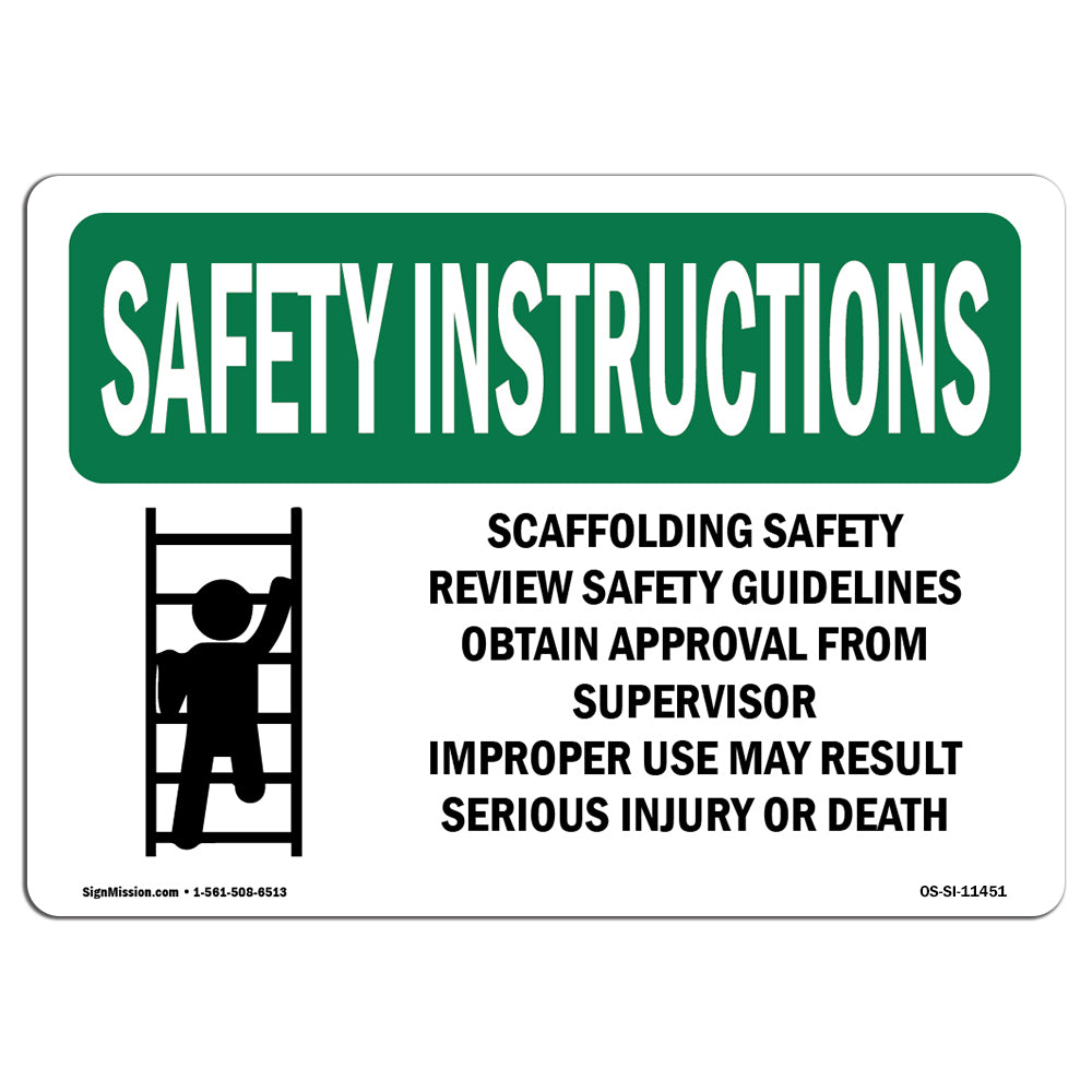Scaffolding Safety Review With Symbol