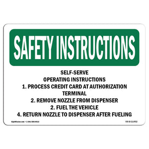 Self-Serve Operating Instructions 1. Process