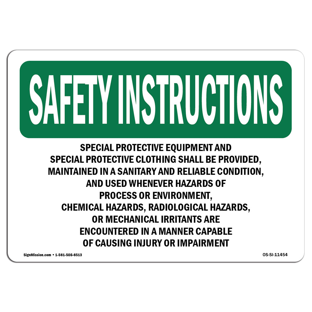 Special Protective Equipment And Special