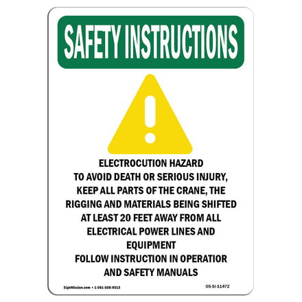 Electrocution Hazard To Avoid With Symbol