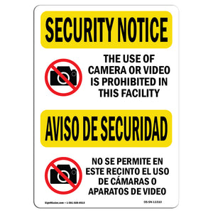 Camera Or Video Prohibited Spanish