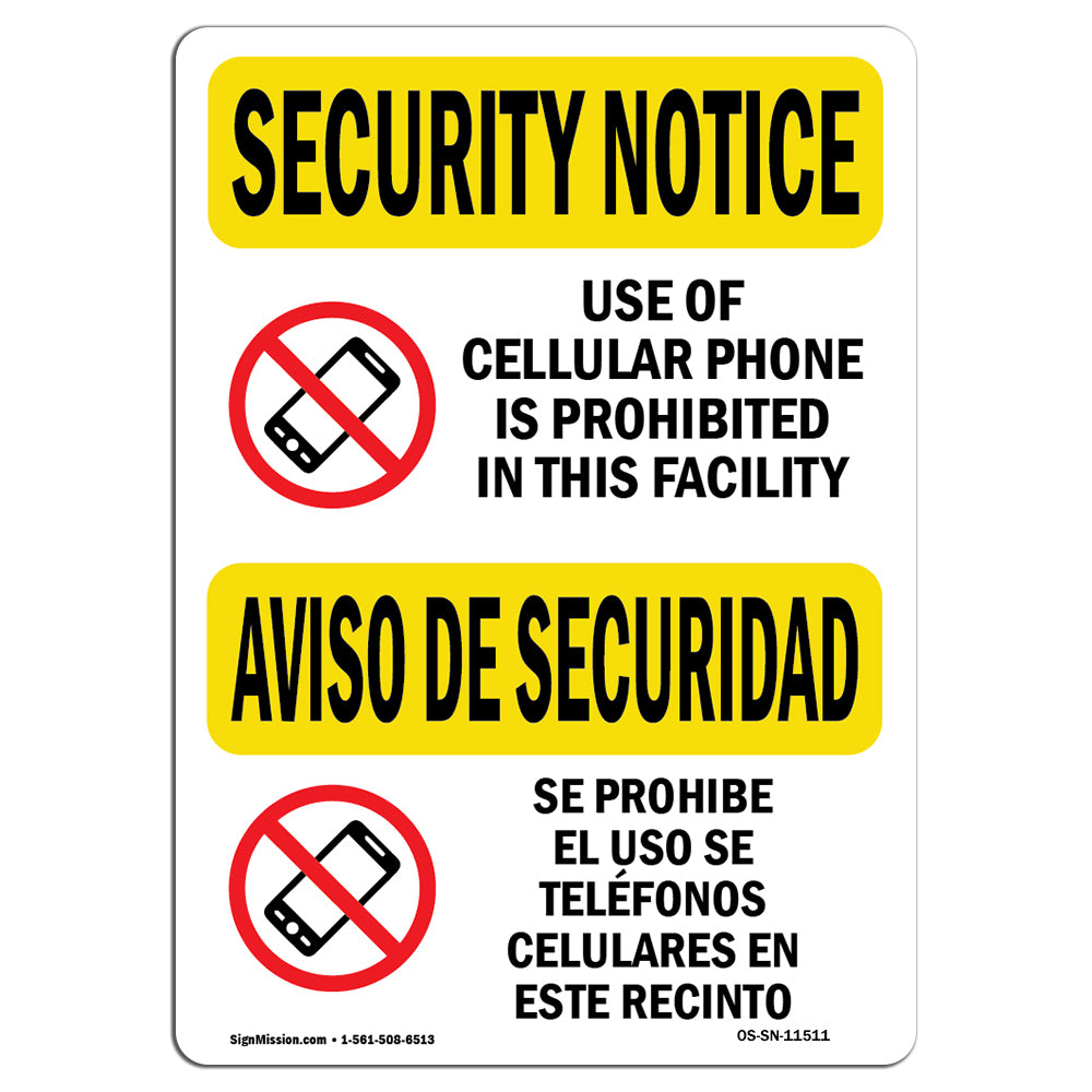 Cellular Phone Prohibited Facility