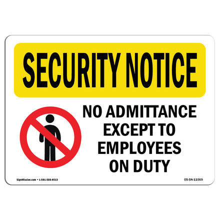 No Admittance Except Employees